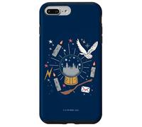 Carcasa para iPhone 7 Plus/8 Plus Harry Potter Hogwarts Holiday Snowglobe Hedwig Christmas