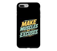 Carcasa para iPhone 7 Plus/8 Plus Haz Que los músculos no Sean Excusas Gimnasio Entrenamiento Fitness