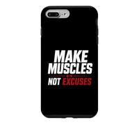 Carcasa para iPhone 7 Plus/8 Plus Haz Que los músculos no Sean Excusas Gimnasio Entrenamiento Fitness