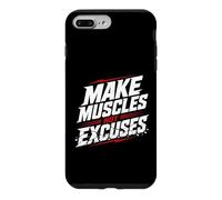Carcasa para iPhone 7 Plus/8 Plus Haz Que los músculos no Sean Excusas Gimnasio Entrenamiento Fitness