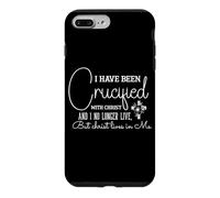 Carcasa para iPhone 7 Plus/8 Plus He Sido crucificado con Cristo y ya no Vivo