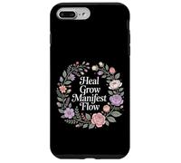 Carcasa para iPhone 7 Plus/8 Plus Heal Grow Manifest Flow Mentalidad de Bienestar Espiritual