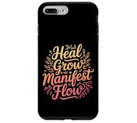 Carcasa para iPhone 7 Plus/8 Plus Heal Grow Manifest Flow Spiritual Wellness Mindset -