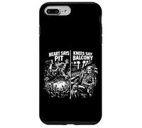 Carcasa para iPhone 7 Plus/8 Plus Heart Says Pit Knees Say Balcony Festival de música Heavy Metal