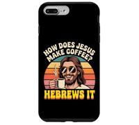 Carcasa para iPhone 7 Plus/8 Plus Hebreos Café Divertido Jesús Humor Cristiano Chiste