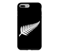 Carcasa para iPhone 7 Plus/8 Plus Helecho Plateado de Nueva Zelanda NZ Negro Orgulloso Kiwi Rugby Regalo