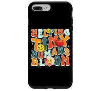 Carcasa para iPhone 7 Plus/8 Plus Helping Tiny Humans Bloom Retro Colorful Teacher Design