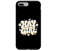 Carcasa para iPhone 7 Plus/8 Plus Heno Girl Floral Y Estrellas Granja Caballo Country