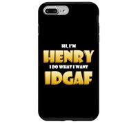 Carcasa para iPhone 7 Plus/8 Plus Henry Costume Idgaf Funny Meme Halloween Costume For Henrys