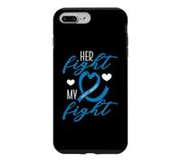 Carcasa para iPhone 7 Plus/8 Plus Her Fight My Fight Diabetes Concientización sobre la Diabetes Tipo 1 Diabético