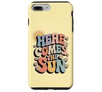 Carcasa para iPhone 7 Plus/8 Plus Here Comes The Sun Retro Flower Spring Happy Summer