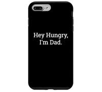Carcasa para iPhone 7 Plus/8 Plus Hey Hungry I'm Dad Funny Joke Juego de Palabras Humor Cita sarcástica