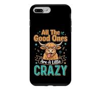 Carcasa para iPhone 7 Plus/8 Plus Highland Cow All Good Ones Crazy Funny Dichos