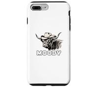 Carcasa para iPhone 7 Plus/8 Plus Highland Cow Lover Moody Western Cattle Rancher