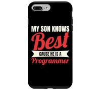 Carcasa para iPhone 7 Plus/8 Plus Hijo Programador para mamá de un desarrollador y papá de un codificador
