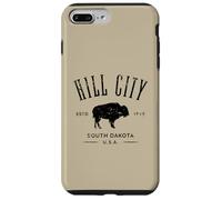 Carcasa para iPhone 7 Plus/8 Plus Hill City South Dakota USA - Recuerdo de diseño Envejecido