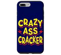 Carcasa para iPhone 7 Plus/8 Plus Hillbilly Crazy Ass Cracker Cita Divertida Sureño de EE. UU