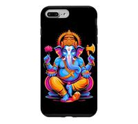 Carcasa para iPhone 7 Plus/8 Plus Hindou Ganesh Puja Elefante Dios India Meditación Yoga Murti
