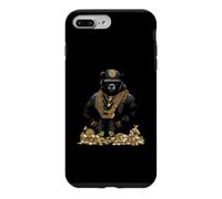 Carcasa para iPhone 7 Plus/8 Plus Hip Hop Bear Rapper with Chains and Money Bags