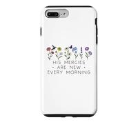 Carcasa para iPhone 7 Plus/8 Plus His Mercies Are New Every Morning Bible Verse Christian God