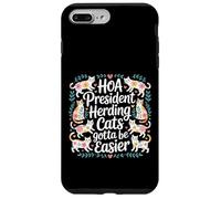 Carcasa para iPhone 7 Plus/8 Plus HOA President Herding Cats Gotta Be Easier -
