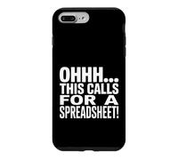 Carcasa para iPhone 7 Plus/8 Plus Hoja de cálculo Divertida Diciendo Que Esto Requiere una Hoja de cálculo