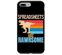 Carcasa para iPhone 7 Plus/8 Plus Hoja de cálculo Divertida Son Impresionantes Hoja de cálculo de Dinosaurios