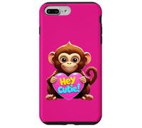 Carcasa para iPhone 7 Plus/8 Plus Hola Cutie. Animal Gracioso, Saludo