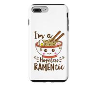 Carcasa para iPhone 7 Plus/8 Plus Hopeless Ramentic Lindo Kawaii Ramen Fideos Pun Texto Blanco
