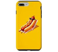 Carcasa para iPhone 7 Plus/8 Plus Hot Dog Beach Wiener Funny Holiday Lover Juego de Palabras Ingenioso Humor Arte