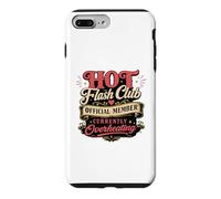 Carcasa para iPhone 7 Plus/8 Plus Hot Flush Club tipografía Divertida para la menopausia