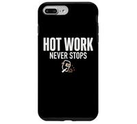 Carcasa para iPhone 7 Plus/8 Plus Hot Work Never Stops Welder Welding Blue Collar Job Work