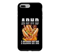 Carcasa para iPhone 7 Plus/8 Plus Hotdog TDAH Un Delicioso Perrito Caliente Glizzy Meme Bootleg Hot Dog