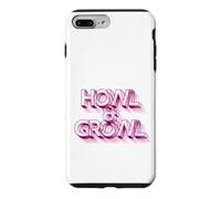 Carcasa para iPhone 7 Plus/8 Plus HOWL & Growl - Eslogan Divertido