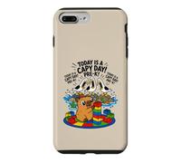 Carcasa para iPhone 7 Plus/8 Plus Hoy es un día de Capibara, Divertido Juego de Palabras de Capibara, Gaviota, Grito Antes de K