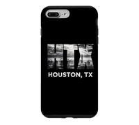 Carcasa para iPhone 7 Plus/8 Plus HTX City of Houston Skyline Art Downtown Texas Souvenir Gift