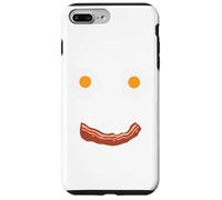 Carcasa para iPhone 7 Plus/8 Plus Huevos fritos y Tocino Cara Feliz Desayuno Comida Niños Hombres Mujeres
