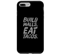Carcasa para iPhone 7 Plus/8 Plus Humor Divertido Texto Gente Divertida Divertido Construir Paredes Comer Tacos