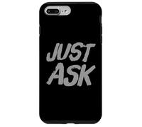 Carcasa para iPhone 7 Plus/8 Plus Humor Divertido TXT Gente Divertida Citas Divertidas de Dos Palabras Solo Pregunta