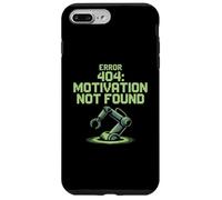 Carcasa para iPhone 7 Plus/8 Plus Humor Gracioso Texto Gente Divertida Error 404 Motivación no encontrada