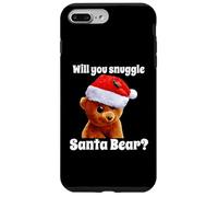 Carcasa para iPhone 7 Plus/8 Plus Humor navideño Will You Snuggle Christmas Bear