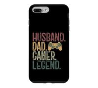 Carcasa para iPhone 7 Plus/8 Plus Husband Dad Gamer Legend Funny Gaming Dad Retro
