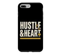 Carcasa para iPhone 7 Plus/8 Plus Hustle Heart Motivacional Emprendedor Moler Ambición