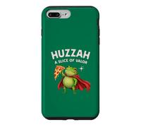 Carcasa para iPhone 7 Plus/8 Plus Huzzah: Una porción de Valor Frog Knight Pizza Gamer Snacks