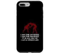 Carcasa para iPhone 7 Plus/8 Plus I Am A Wrestler - Divertido Aspecto Desgastado de Lucha Libre