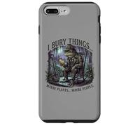 Carcasa para iPhone 7 Plus/8 Plus I Bury Things Frog Gardener Dark Humor Shovel