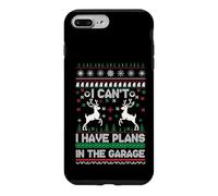 Carcasa para iPhone 7 Plus/8 Plus I Can't I Have Plans in The Garage Ugly Christmas