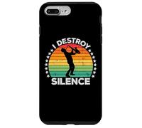 Carcasa para iPhone 7 Plus/8 Plus I Destroy Silence Woodwind Sax Saxophone Player Saxophonist