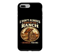 Carcasa para iPhone 7 Plus/8 Plus I Don't Always Work On The Ranch Funny Rancher