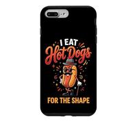 Carcasa para iPhone 7 Plus/8 Plus I Eat Hot Dogs For The Shape Barbacoa